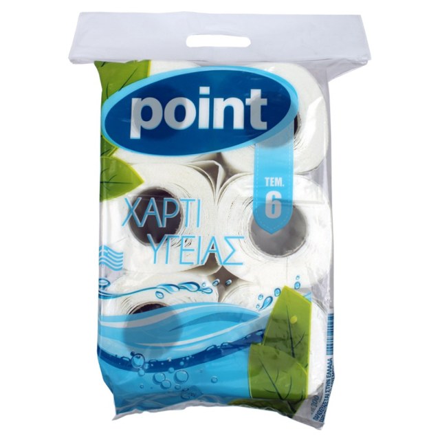 ΧΑΡΤΙ ΥΓΕΙΑΣ 2ΦΥΛΛΑ 6Χ50gr POINT