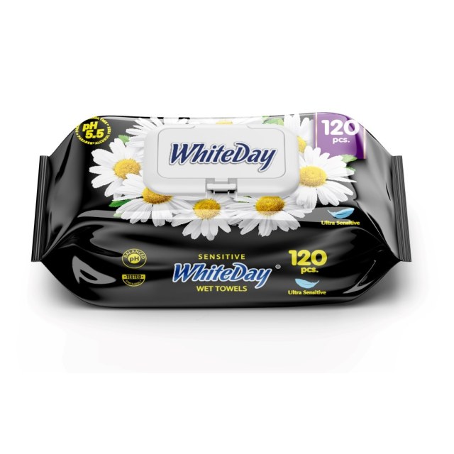 ΜΩΡΟΜΑΝΤΗΛΑ WHITEDAY ΜΕ ΚΑΠΑΚΙ 120ΤΕΜ CAMOMILE