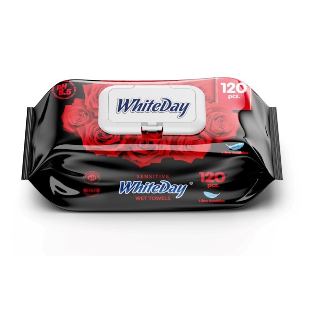 ΜΩΡΟΜΑΝΤΗΛΑ WHITEDAY ΜΕ ΚΑΠΑΚΙ 120ΤΕΜ ROSE