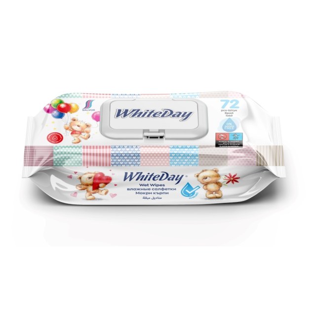 ΜΩΡΟΜΑΝΤΗΛΑ WHITEDAY ΜΕ ΚΑΠΑΚΙ 72ΤΕΜ CUTE BEAR