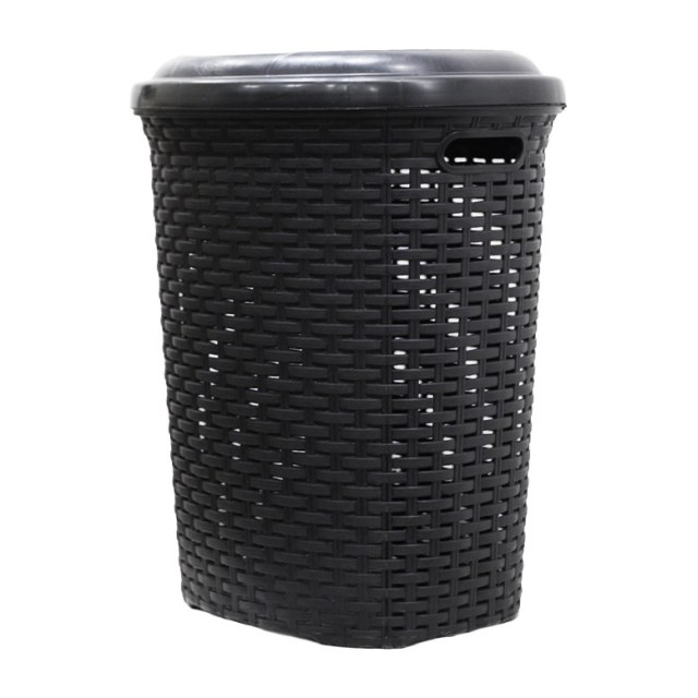 ΚΑΛΑΘΙ ΑΠΛΥΤΩΝ ΜΕ ΚΑΠΑΚΙ RATTAN 50L