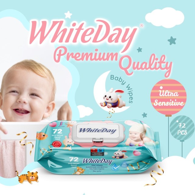 ΜΩΡΟΜΑΝΤΗΛΑ WHITEDAY ΜΕ ΚΑΠΑΚΙ 72ΤΕΜ RABBIT