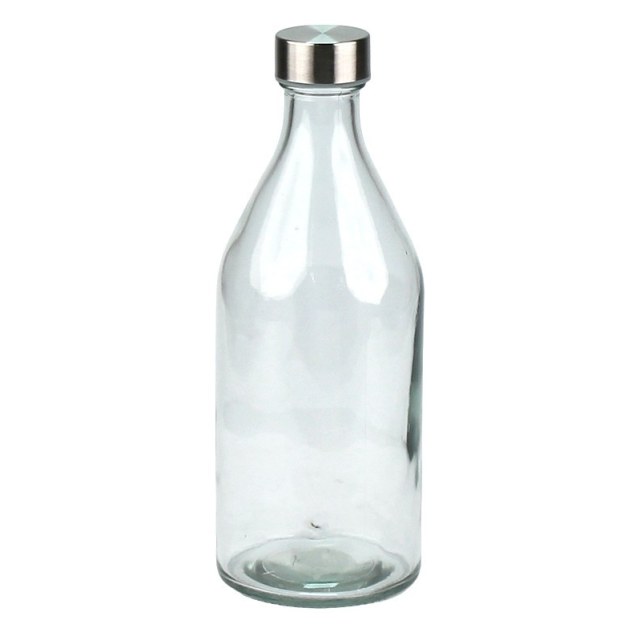 ΜΠΟΥΚΑΛΙ ΓΥΑΛΙΝΟ CLEAR ΜΕ ΑΣΗΜΙ ΚΑΠΑΚΙ 1LT