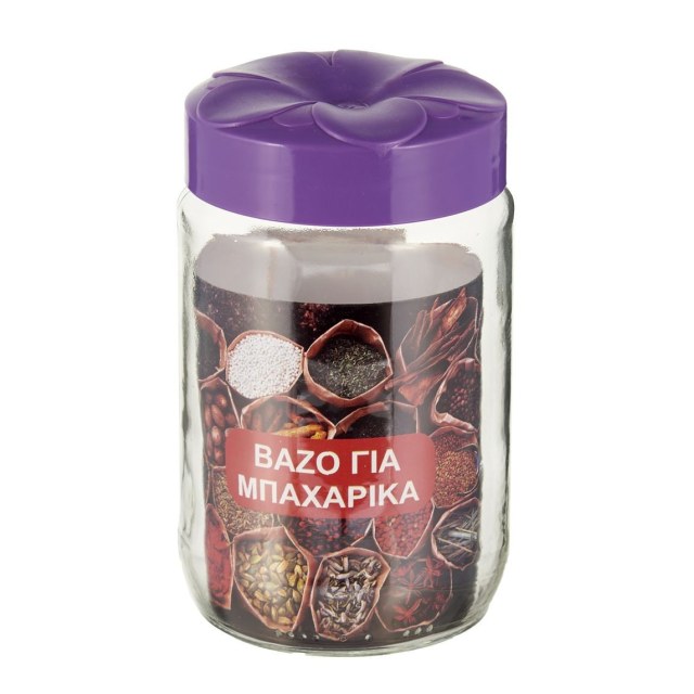 ΒΑΖΟ ΓΙΑ ΜΠΑΧΑΡΙΚΑ ΓΥΑΛΙΝΟ ΣΧΕΔΙΟ 720ML