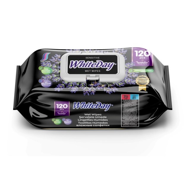 ΜΩΡΟΜΑΝΤΗΛΑ WHITEDAY ΜΕ ΚΑΠΑΚΙ 120ΤΕΜ LAVENDER
