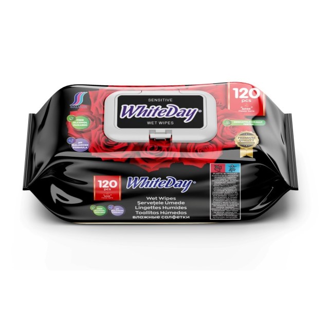 ΜΩΡΟΜΑΝΤΗΛΑ WHITEDAY ΜΕ ΚΑΠΑΚΙ 120ΤΕΜ ROSE