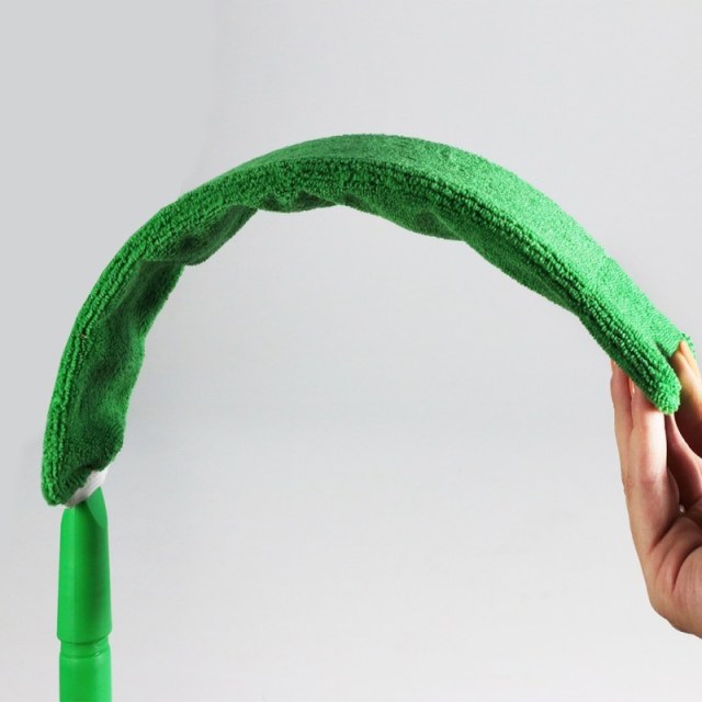 ΒΟΥΡΤΣΑΚΙ MICROFIBER 36x7.5cm ΕΥΚΑΜΠΤΟ ΜΕ ΚΟΝΤΑΡΙ 70-120cm GREEN LINE