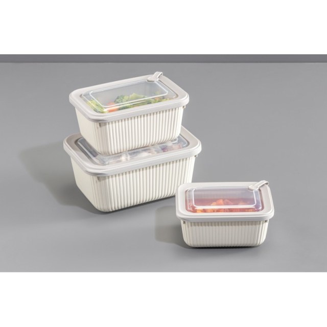 ΦΑΓΗΤΟΔΟΧΕΙΟ LINE ΟΡΘΟΓΩΝΙΟ ΣΕΤ 3 ΤΕΜ 600ml-1050ml-1800ml