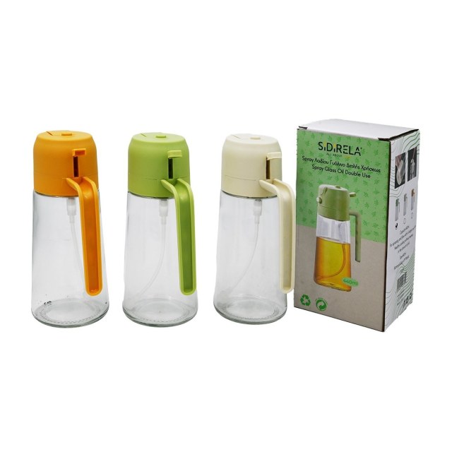 ΜΠΟΥΚΑΛΙ ΛΑΔΙΟΥ SPRAY 440ml ΔΙΠΛΗΣ ΧΡΗΣΗΣ