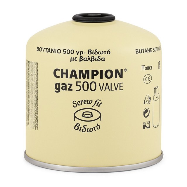 ΦΙΑΛΑΚΙ ΥΓΡΑΕΡΙΟΥ ΒΙΔΩΤΟ CHAMPION GAZ ΒΟΥΤΑΝΙΟ 500gr.