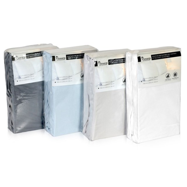 ΣΕΝΤΟΝΙ MICROFIBER ΜΕ ΛΑΣΤΙΧΟ ΔΙΠΛΟ 160x200+25cm No051602