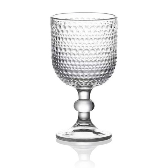 GLASS WINE 320ml DESIGN DROP SET 6 PCS Νο52135