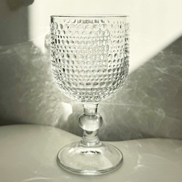 GLASS WINE 320ml DESIGN DROP SET 6 PCS Νο52135