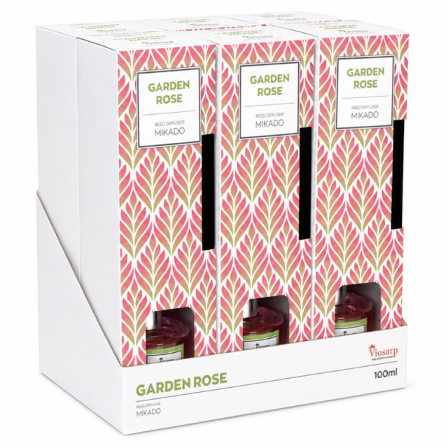 Garden Rose Room Fragrance with Sticks 100ml for a Unique Atmosphere