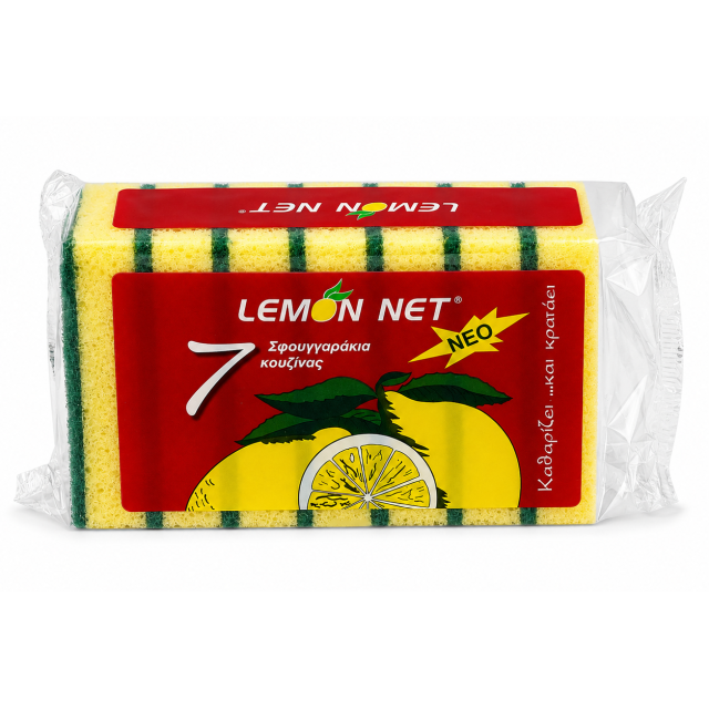 ΣΦΟΥΓΓΑΡΙΑ ΠΙΑΤΩΝ LEMON ΝΕΤ 7ΤΜΧ
