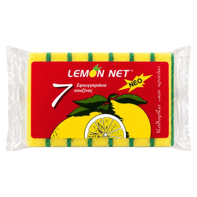 ΣΦΟΥΓΓΑΡΙΑ ΠΙΑΤΩΝ LEMON ΝΕΤ 7ΤΜΧ