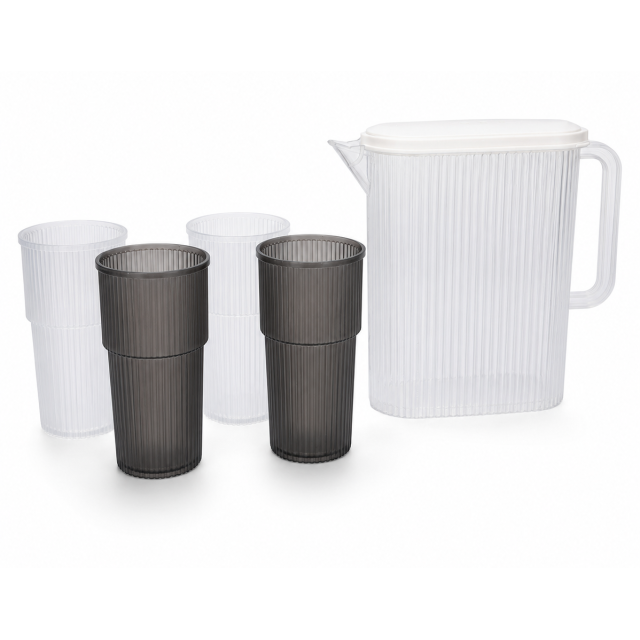 ΚΑΝΑΤΑ ΜΕΖΟΥΡΑ 3L ΜΕ 4 ΠΟΤΗΡΙΑ ΤΩΝ 530ml Νο54689