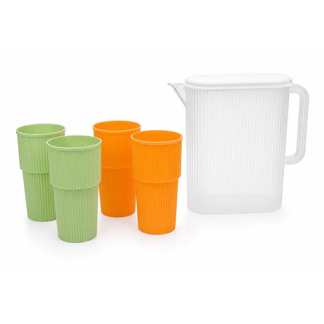ΚΑΝΑΤΑ ΜΕΖΟΥΡΑ 3L ΜΕ 4 ΠΟΤΗΡΙΑ ΤΩΝ 530ml Νο54689