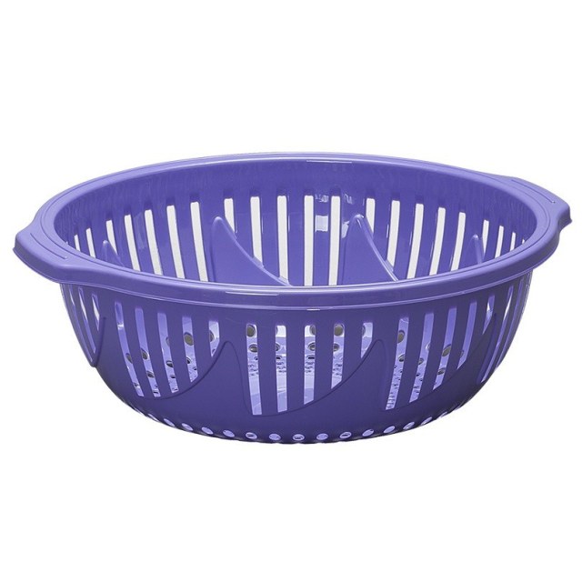 ΣΟΥΡΩΤΗΡΙ ΠΛΑΣΤΙΚΟ ΣΤΡΟΓΓΥΛΟ LUX 4LT 30X40X11,5cm