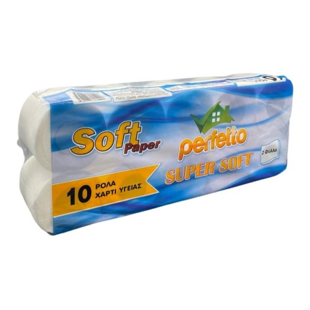 ΧΑΡΤΙ ΥΓΕΙΑΣ 2ΦΥΛΛΑ 10Χ60GR PERFETTO